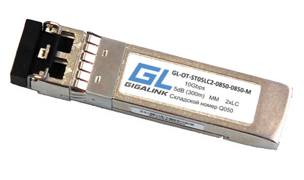 Модуль SFP+ Nikomax (Gigalink), 10 км, LC, Tx:1310 нм, Rx:1310 нм, 10 Гбит/с, SM, двойной, DDM (GL-OT-ST08LC2-1310-1310(HP))