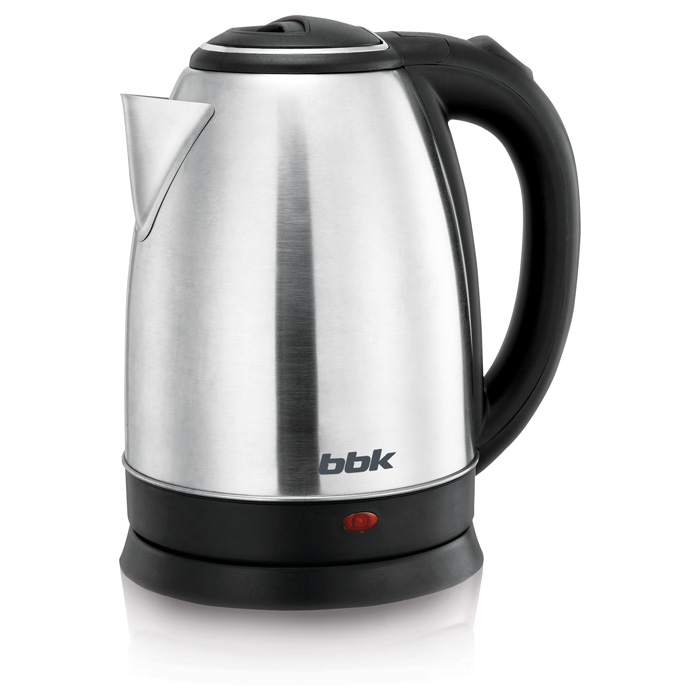 Чайник электрический BBK EK1760S 1.7л. 2.2 кВт, нержавеющая сталь, серебристый/черный (EK1760S)