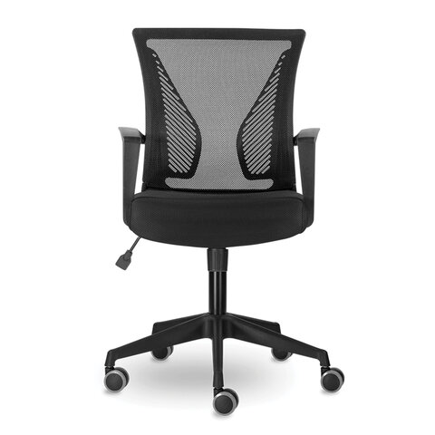 Офисные кресла  E2E4 Кресло офисное Brabix Wings MG-309 черный (532015)