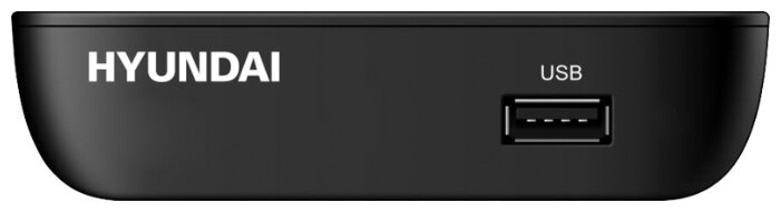 ТВ приставки Приставка для цифрового ТВ Hyundai H-DVB460, DVB-T2/DVB-T/DVB-C, RCA