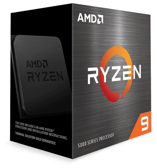 Процессор AMD Ryzen 9-5950X Vermeer, 16C/32T, 3400MHz 64Mb TDP-105 Вт SocketAM4 BOX (без кулера) (Совместим с материнскими платами 500-й серии) (100-100000059WOF)