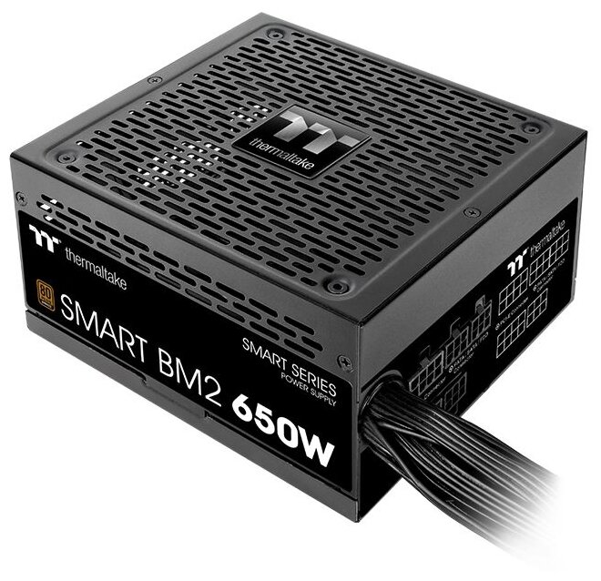 Блок питания 650 Вт ATX Thermaltake Smart BM2, 140 мм, 80 Plus Bronze (PS-SPD-0650MNFABE-1)
