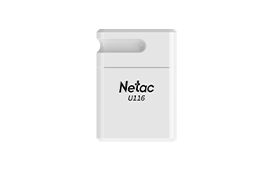 Флешка 8Gb USB 2.0 Netac U116, белый (NT03U116N-008G-20WH)