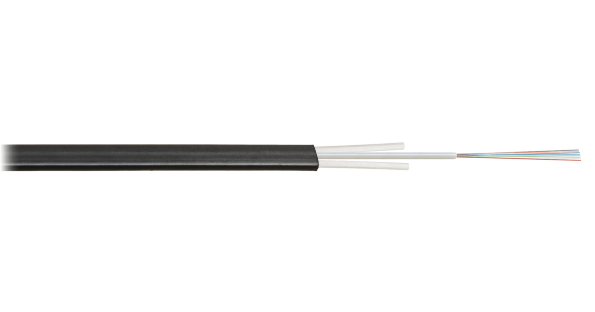 Оптический кабель Кабель оптический NIKOLAN одномодовый, 9/125мкм, G.652.D & G.657.A1, 4 волокна, 1км, черный, для отгрузки требуется барабан, приобретается отдельно (NKL-F-004A1D-01B-BK)