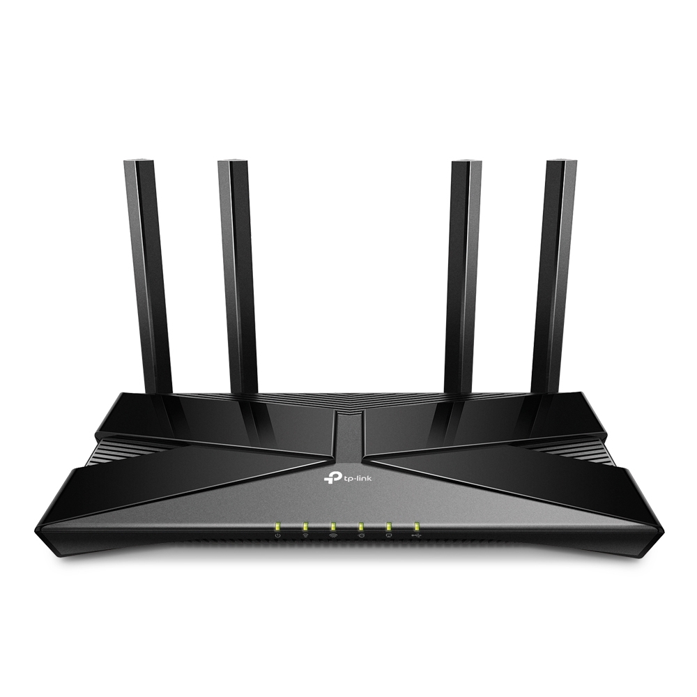 Wi-Fi роутер TP-LINK Archer AX20, 802.11a/b/g/n/ac/ax, 2.4 / 5 ГГц, до 1.78 Гбит/с, LAN 4x1 Гбит/с, WAN 1x1 Гбит/с, внешних антенн: 4, 1xUSB 2.0 (Archer AX20 AX1800)