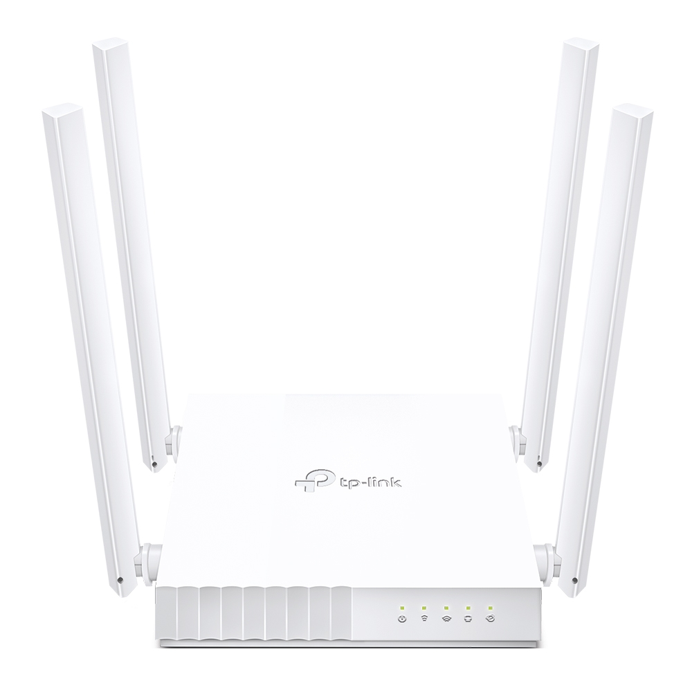 Wi-Fi роутеры (маршрутизаторы)  E2E4 Wi-Fi роутер TP-Link Archer C24, 802.11a/b/g/n/ac, 2.4 / 5 ГГц, до 733 Мбит/с, LAN 4x100 Мбит/с, WAN 1x100 Мбит/с, внешних антенн: 4 (AC750)