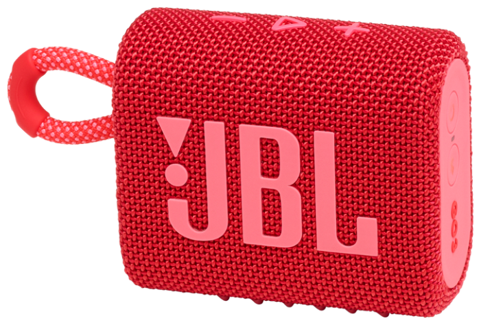  Портативная акустика JBL GO 3, 4.2 Вт, Bluetooth, красный (JBLGO3RED)