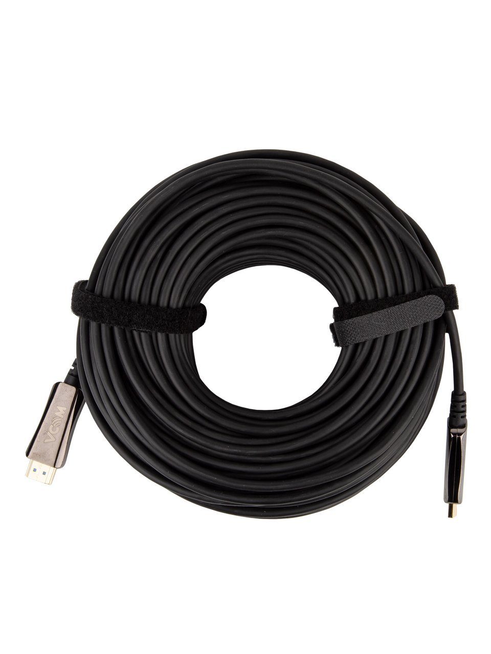 Кабель HDMI(19M)-HDMI(19M) v2.0 4K, 40 м, черный VCOM оптический (D3742A-40M)