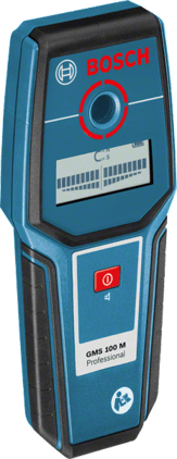Детектор Bosch Professional GMS100M, обнаружение: электропроводки, черных/цветных металлов (0601081100)