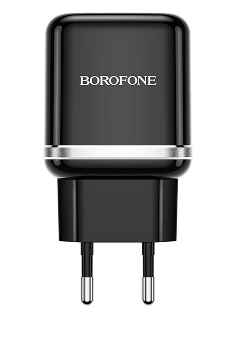 Сетевое зарядное устройство Borofone BA36A High speed 18W, 1USB, Quick Charge, 3A, черный