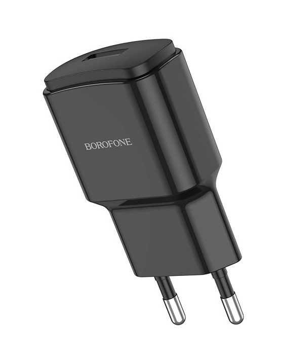 Сетевое зарядное устройство Borofone BA48A Orion, 1USB, 2.1A, черный