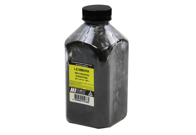 Тонер совместимый  E2E4 Тонер Hi-Black, бутыль 160 г, черный, совместимый для Lexmark MS310d/410d/510d/610dn (4010715508271)