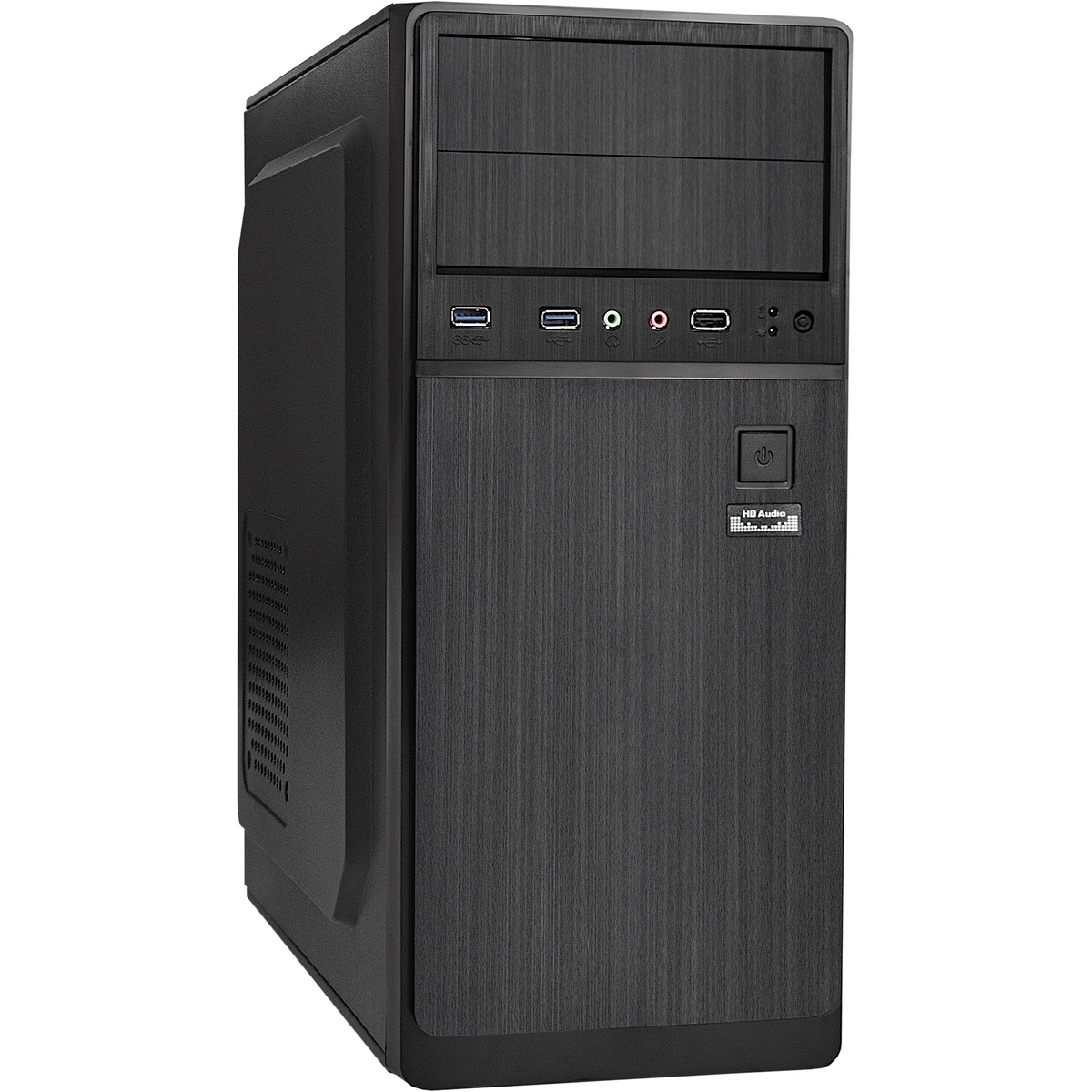 Корпус ExeGate XP-402U2, ATX, Midi-Tower, 2xUSB 3.0, черный, 350 Вт (EX287141RUS)