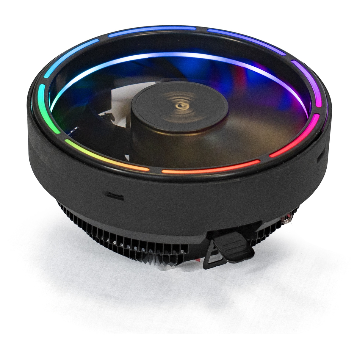 Кулеры для процессоров  E2E4 Кулер для процессора Exegate Dark Magic EE126A-RGB для Socket 775/115x/1200/AM2/AM2+/AM3/AM3+/FM1/AM4/FM2/FM2+, 120 мм, 1800rpm, 18 дБА, 100 Вт, 3-pin, Al, RGB (EX286155RUS)