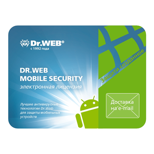  Антивирус Dr.Web Mobile Security, базовая лицензия, Russian, лицензий 1, 4 устройства, на 36 месяцев, электронный ключ (LHM-BK-36M-4-A3) Высылается на почту после оплаты!