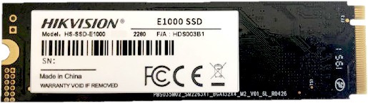 Твердотельный накопитель (SSD) Hikvision 256Gb E1000, 2280, M.2, NVMe (HS-SSD-E1000/256G)