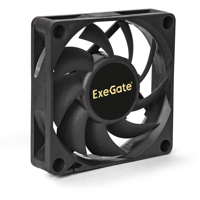 Вентилятор ExeGate EX07015H3PM, 70 мм, 3000rpm, 26 дБ, 3-pin+4-pin Molex, 1шт (EX283372RUS)