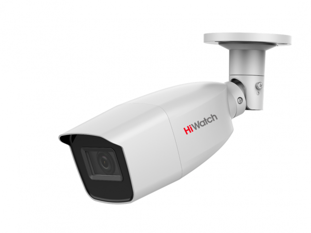 Аналоговые камеры  E2E4 Камера HD-TVI HiWatch DS-T206(B) уличная, корпусная, 2Мпикс, CMOS, до 25 кадров/с, до 1920x1080, ИК подсветка 40 м, -40 - +60, белый