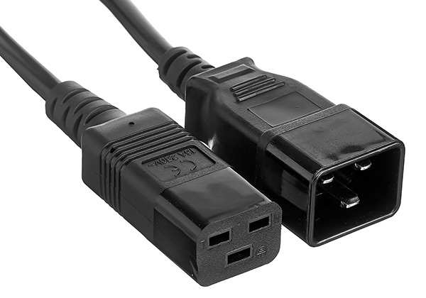  Кабель питания IEC-320-C19-IEC-320-C20, 16A, 1.8м, черный Exegate (EP280635RUS)