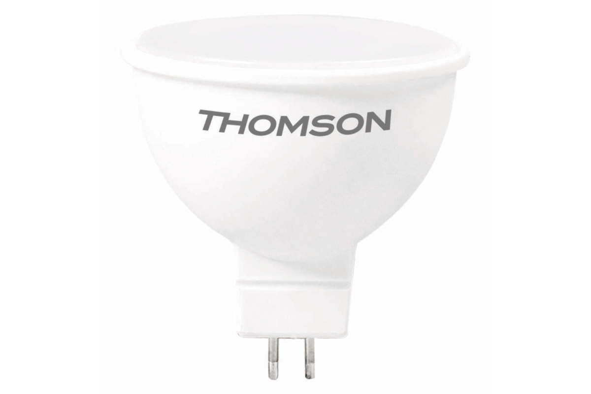 Лампа светодиодная GU5.3, MR16, 8Вт, 690лм, 6500K/холодный, 80 Ra, Thomson (TH-B2323)