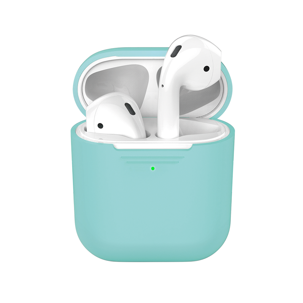 Чехол Deppa, силиконовый для Apple AirPods, мятный ( 47002)