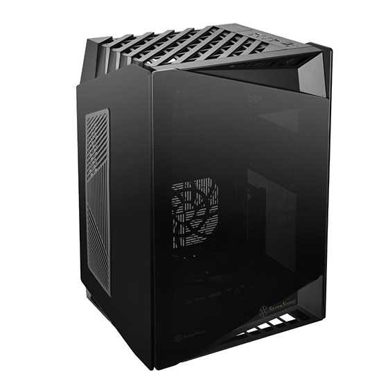   E2E4 Корпус SilverStone LD03-AF, Mini-ITX, Mini-Tower, USB 3.0, USB Type-C, черный, без БП (SST-LD03B-AF)