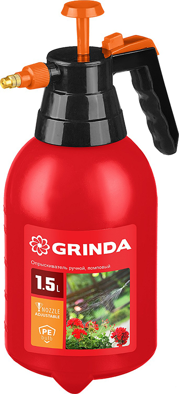 Садовый опрыскиватель Grinda PS-1.5, ручной, помповый, бак 1.5 л (8-425059_z02)