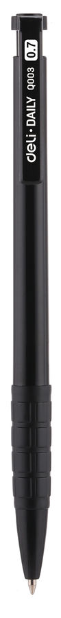 Ручка шариковая автомат DELI Daily, черный, пластик (EQ00320)