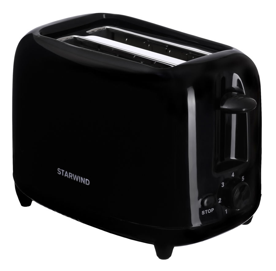 Тостер Starwind ST7002 700 Вт, черный (ST7002)