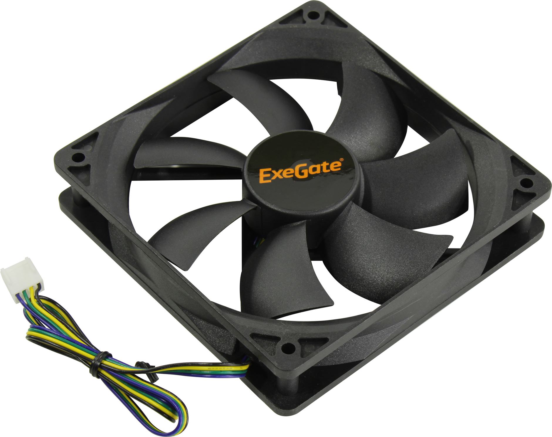 Вентилятор ExeGate EX12025H4P-PWM, 120 мм, 1500rpm, 24 дБ, 4-pin PWM, 1шт (EX283392RUS)