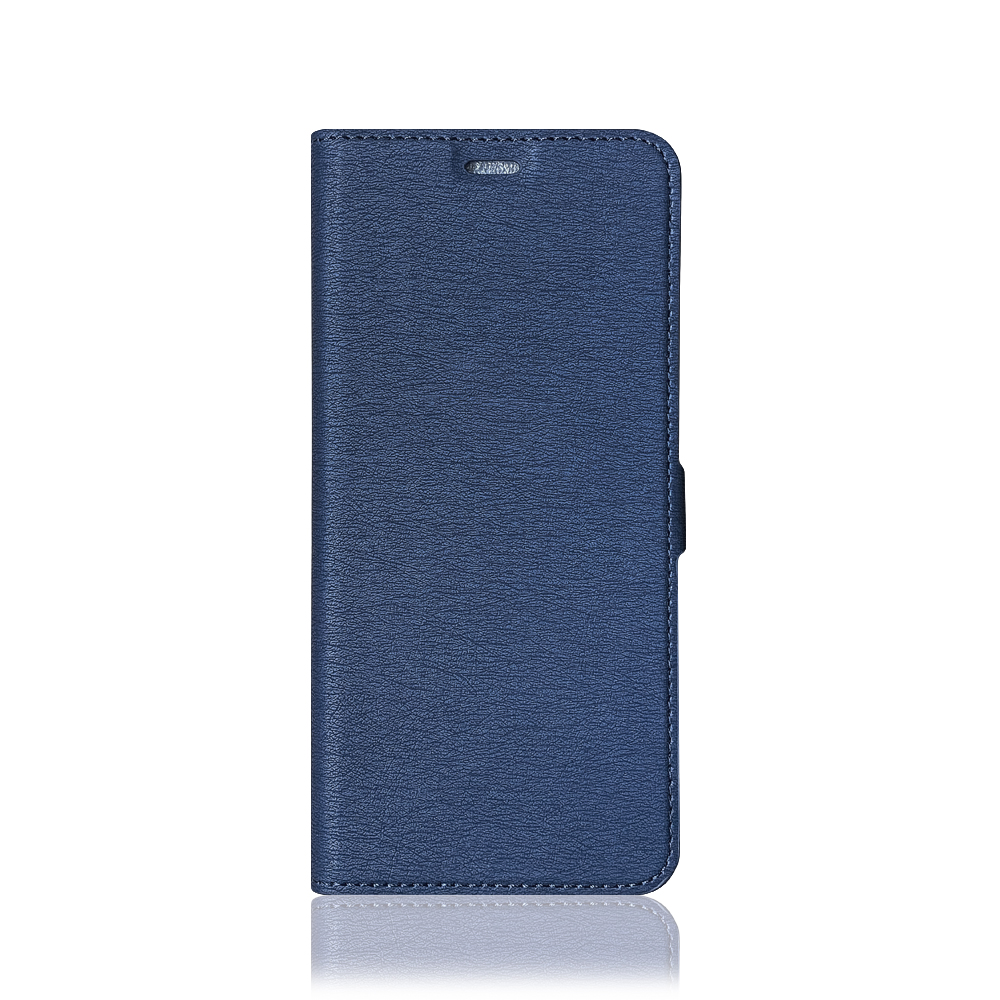   E2E4 Чехол-книжка DF для смартфона Realme C21, эко-кожа/TPU, синий (rmFlip-16)