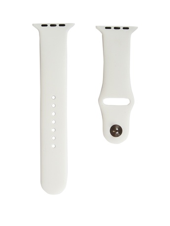 Ремешок mObility для Apple Watch, 42-44 мм, белый (УТ000018876)