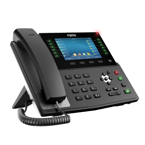 VoIP телефоны  E2E4 VoIP-телефон Fanvil X7C, 20 линий, цветной дисплей, PoE, черный (X7C)