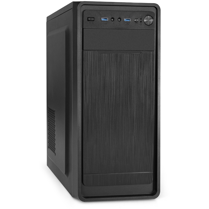 Корпус ExeGate XP-332UC, ATX, Midi-Tower, 2xUSB 3.2, USB Type-C, черный, без БП (EX287371RUS)