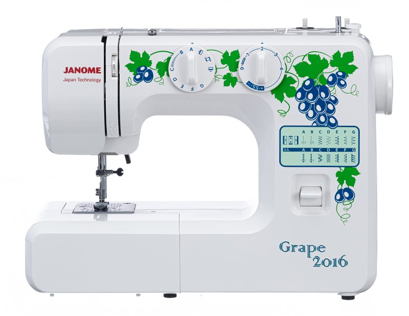 Швейная машина Janome Grape 2016, белый (GRAPE 2016)