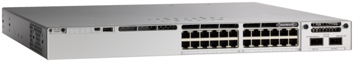 Коммутатор Cisco C9300L-24P-4X-E, управляемый, кол-во портов: 24x1 Гбит/с, SFP+ 4x10 Гбит/с, установка в стойку, PoE (C9300L-24P-4X-E)