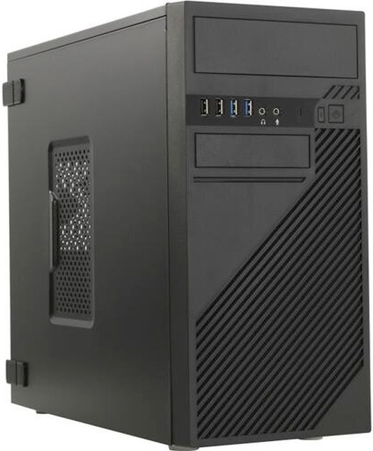 Корпус INWIN EFS712BL, mATX, Mini-Tower, 2xUSB 3.0, черный, 450 Вт (6144082)