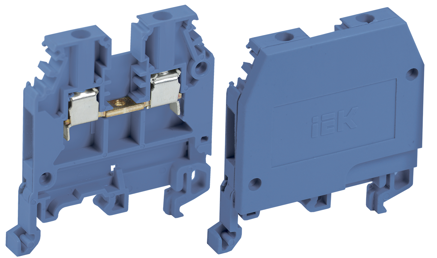 Зажим наборный IEK ЗНИ-2.5, мж 2.5 мм², ож 4 мм², 24А, синий (YZN10-002-K07)