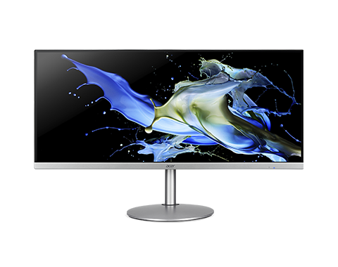 Монитор 34 Acer CB342CKsmiiphzx IPS, 3440x1440 (21:9), 250кд/м2, 1мс, 178°/178°, FreeSync, HDMI, DisplayPort, USB-Hub, черный/серебристый (UM.CB2EE.001)