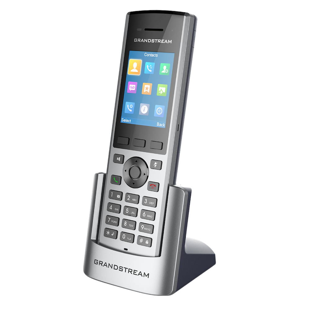 VoIP прочее оборудование Дополнительная трубка VoIP Grandstream DP730 для DP750/DP752, серебристый/черный (DP730)