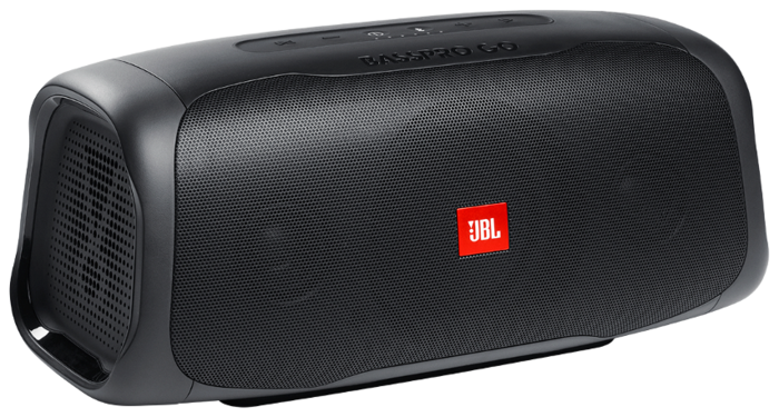 Акустика портативная JBL BASSPRO GO, 100 Вт, USB, Bluetooth, черный (BASSPRO GO)