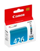 Картридж струйный Canon CLI-426C (4557B001), голубой, оригинальный, объем 9мл, ресурс 460 страниц, для Canon PIXMA-iP4840 / iP4940 / iX6540 / MG5140 / MG5240 / MG5340 / MG6140 / MG6240 / MG8140 / MG8240 / MX714 / MX884 / MX894