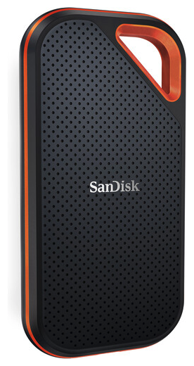 Внешний твердотельный накопитель (SSD) SanDisk 2Tb Extreme PRO Portable SSD V2, USB 3.2 Type-C, черный (SDSSDE81-2T00-G25)