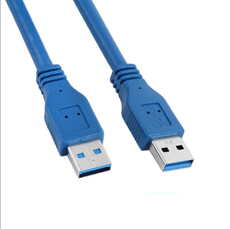 Кабель USB 2.0(Am)-USB 2.0(Am), 50см, синий 5bites (UC3009-005)