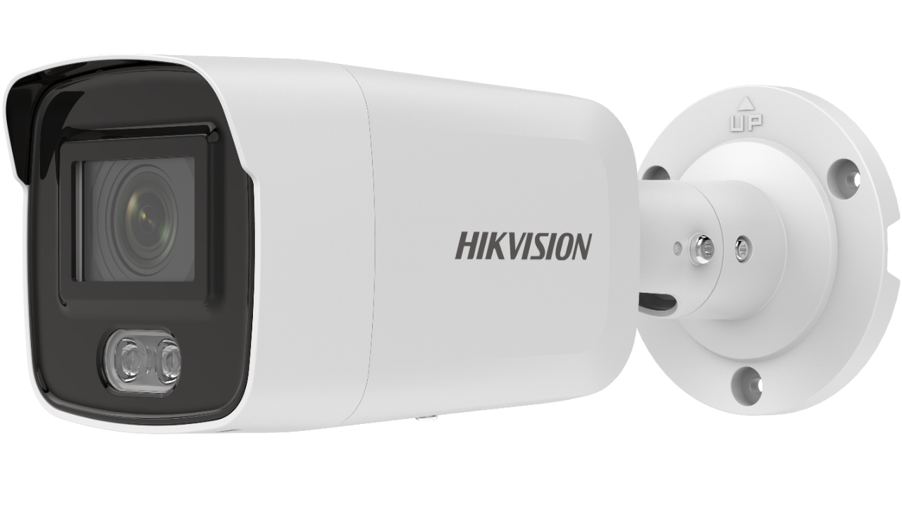 IP-камера HikVision ColorVu DS-2CD2047G2-LU 4мм - 4мм, корпусная, 4Мпикс, CMOS, до 2688x1520, до 25кадров/с, ИК подсветка 40м, POE, -40 °C/+60 °C, белый (DS-2CD2047G2-LU(C)(4MM))