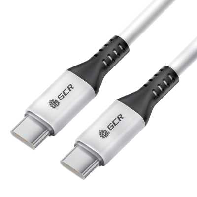 Кабель USB Type-C-USB Type-C быстрая зарядка, 1м, белый Greenconnect GCR-UCMB2 (GCR-53122)