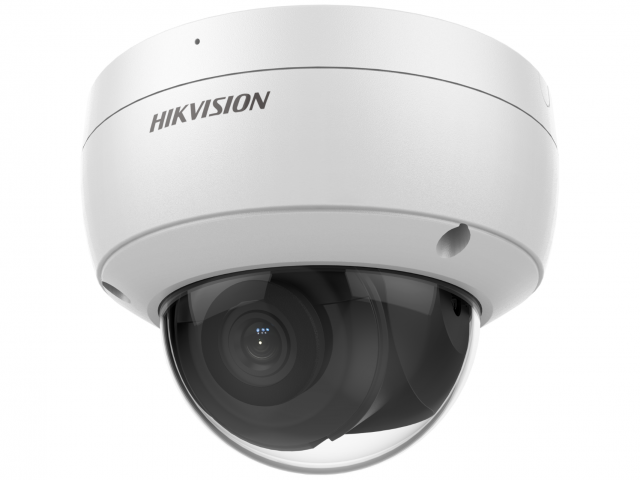 IP-камера HikVision DS-2CD2143G2-IU 4мм, уличная, купольная, 4Мпикс, CMOS, до 2688x1520, до 30кадров/с, ИК подсветка 30м, POE, -40 °C/+60 °C, белый (DS-2CD2143G2-IU(4MM))