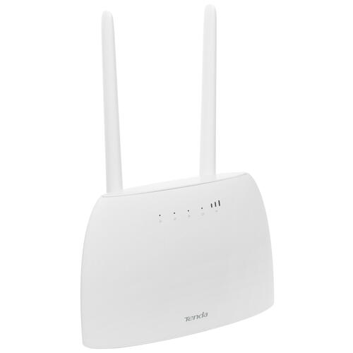   E2E4 Wi-Fi роутер Tenda 4G06, 802.11b/g/n, 2.4 ГГц, до 300 Мбит/с, LAN 2x100 Мбит/с, WAN 1x100 Мбит/с, внешних антенн: 4, LTE (4G06)