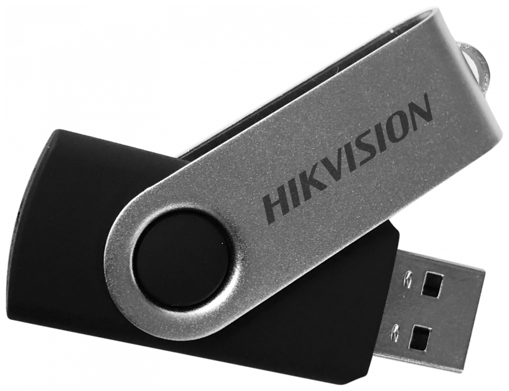 Флешка 64Gb USB 2.0 HIKVision M200S, черный/серебристый (HS-USB-M200S(STD)/64G/OD)