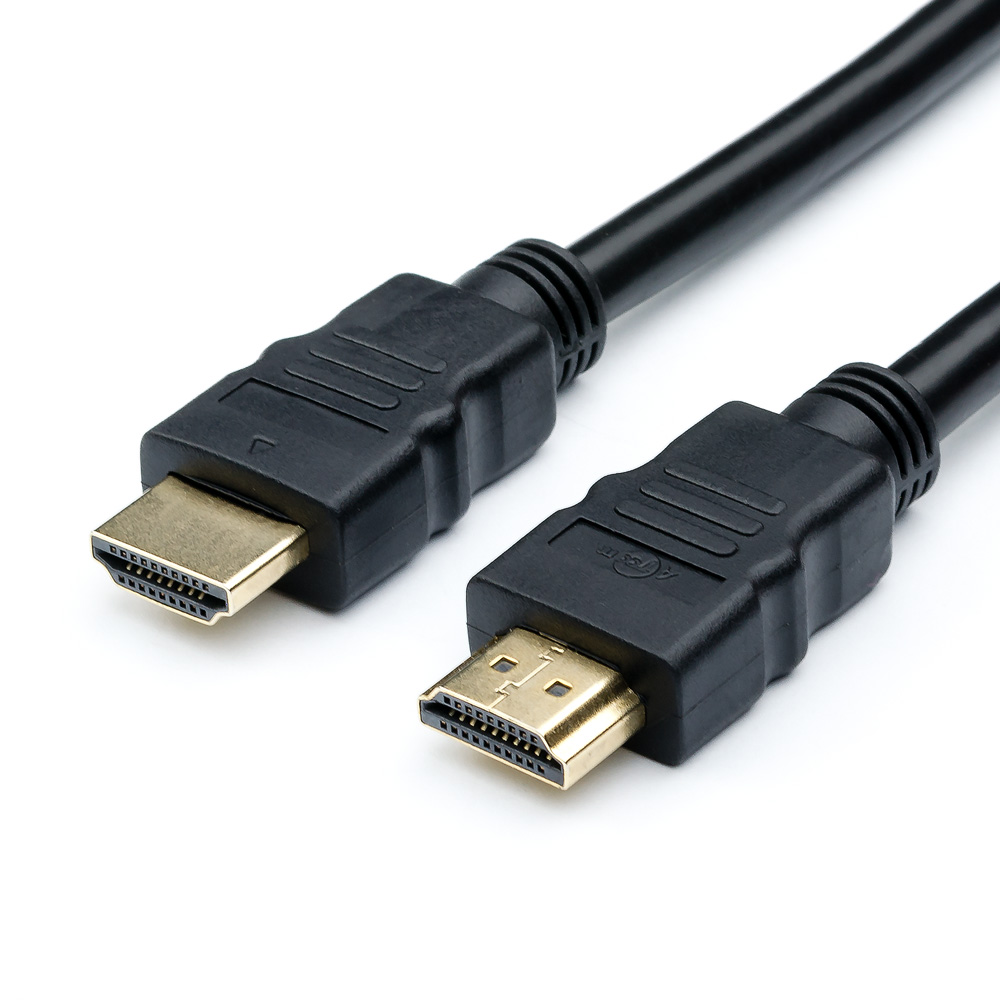 Кабель HDMI(19M)-HDMI(19M) v1.4 4K, экранированный, 1 м, черный Atcom AT7390 (AT7390)